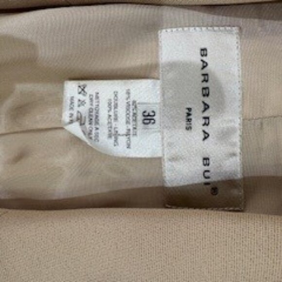 BARBARA BUI PARIS Camel Color Blazer XS - Picture 3 of 4